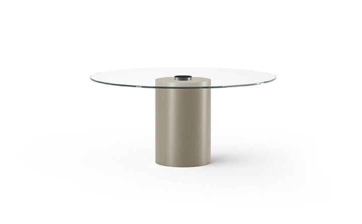 Cilindro glass - rectangular ceramic table | Eforma