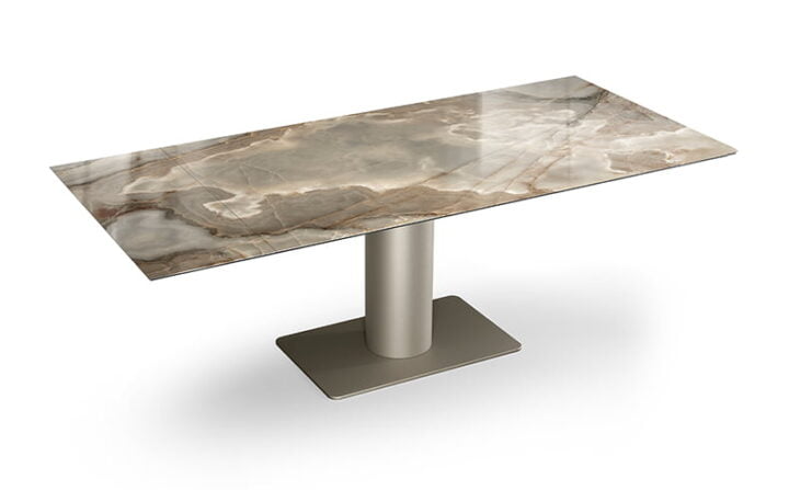 Cilindro extendable ceramic - rectangular ceramic table | Eforma