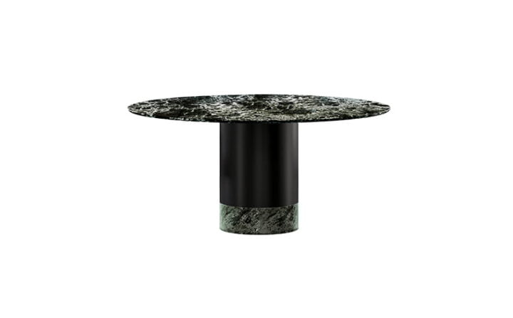 Cilindro marble - square stone table | Eforma
