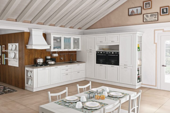 Aurea - wood kitchen with handles | Creo kitchens