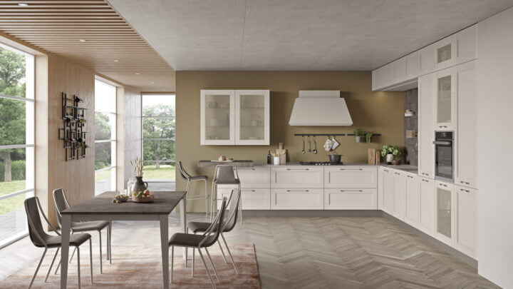 iris - wood kitchen with handles | Creo kitchens