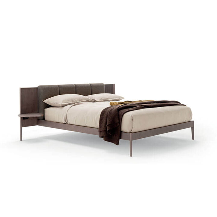 Millerighe - fabric bed with upholstered headboard | Dall'Agnese