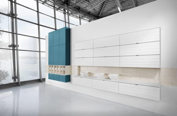 6000 - lacquered kitchen with handles | Haecker