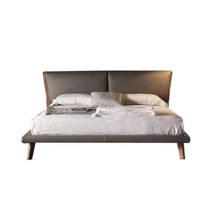 Adam - wood bed with upholstered headboard | Cattelan Italia