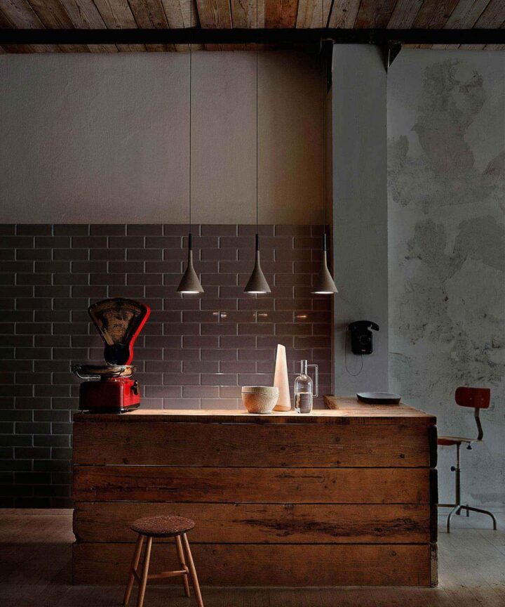 Aplomb - concrete pendant lamp | Foscarini