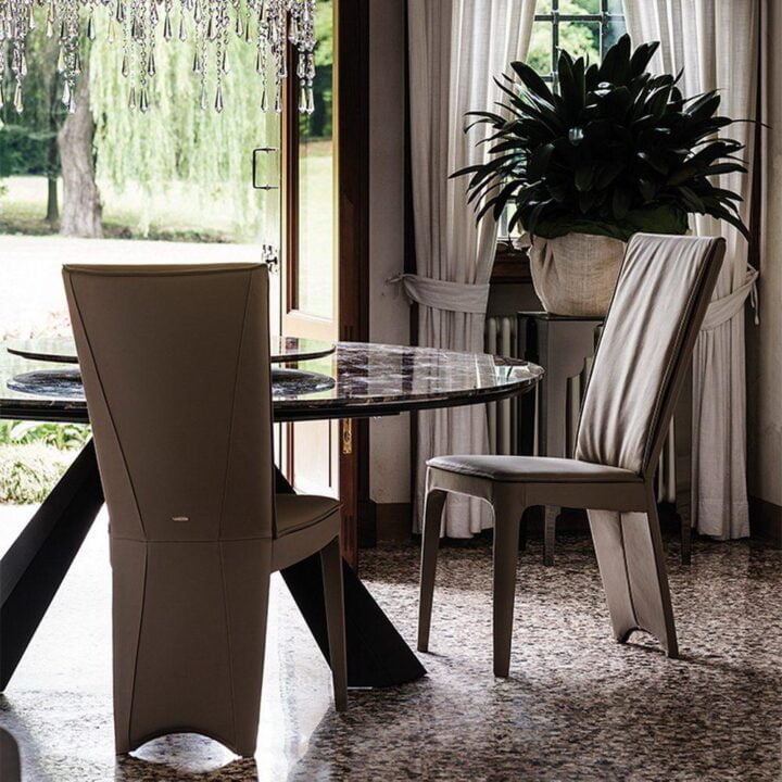 Aurelia - leather chair | Cattelan Italia