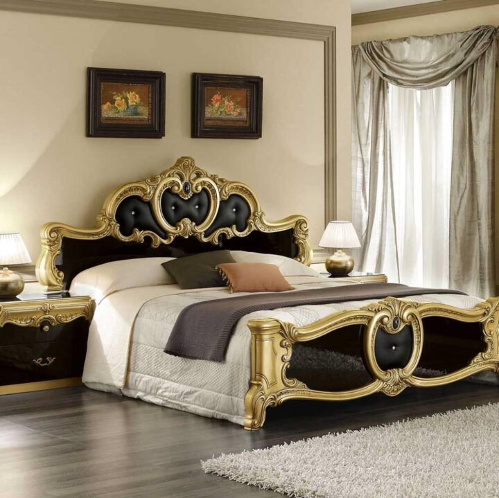 Barocco - eco-leather bedroom set | Camelgroup