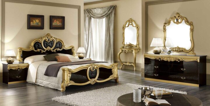 Barocco - eco-leather bedroom set | Camelgroup