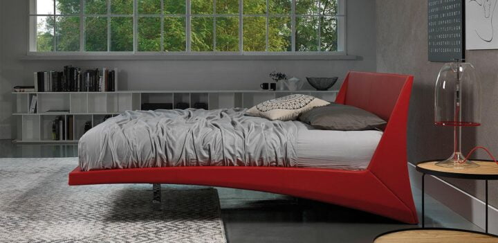 Dylan - leather bed | Cattelan Italia