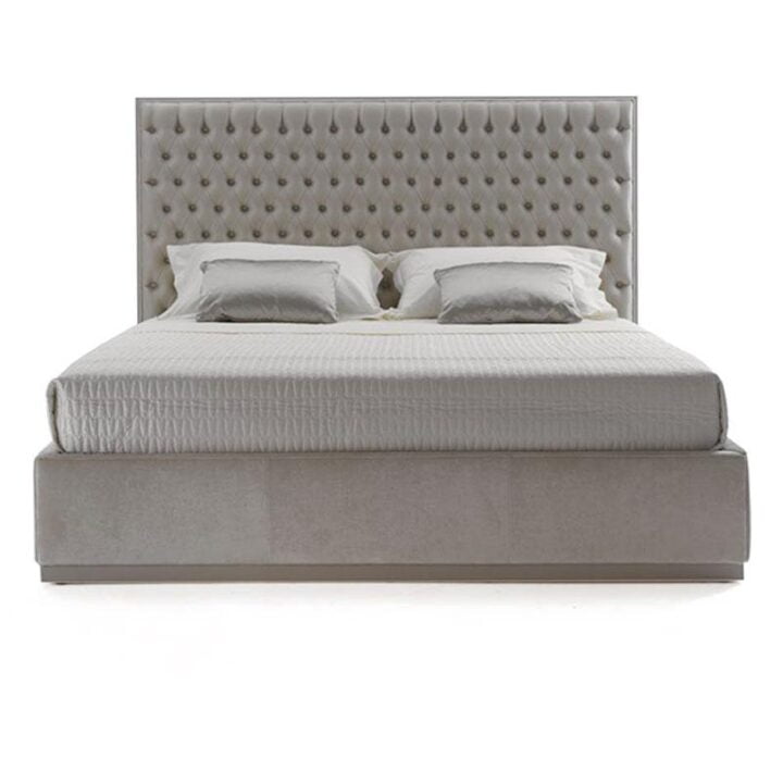 Elliot - fabric bed with upholstered headboard | Galimberti Nino