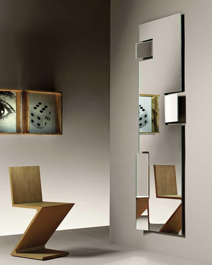 Hiroshi - square mirror | Fiam