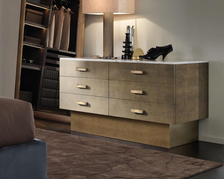 Loft - rectangular lacquered chest of drawers | Daytona