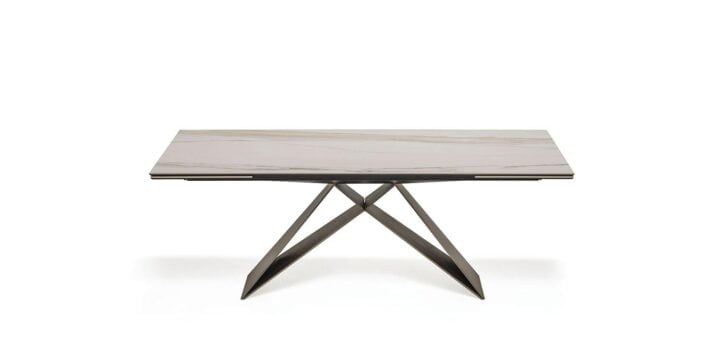 Premier Keramik Drive - rectangular metal table | Cattelan Italia