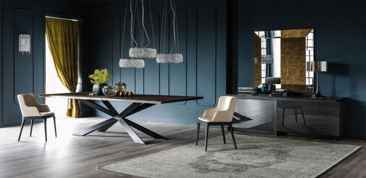 Spyder Wood - rectangular veneer table | Cattelan Italia