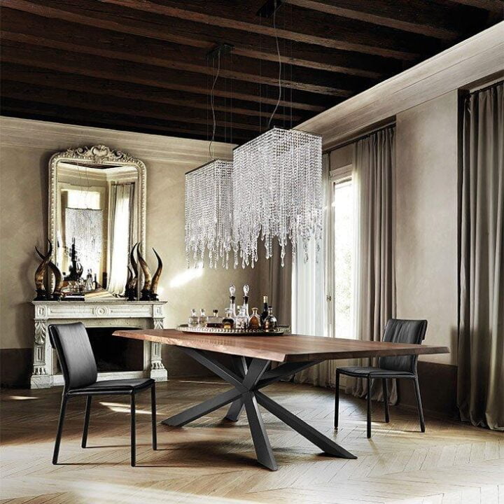 Spyder Wood - rectangular veneer table | Cattelan Italia