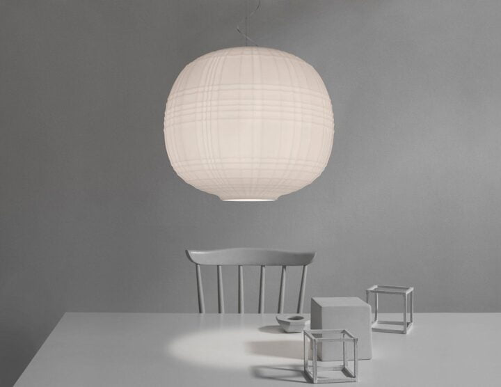 Tartan - glass pendant lamp | Foscarini