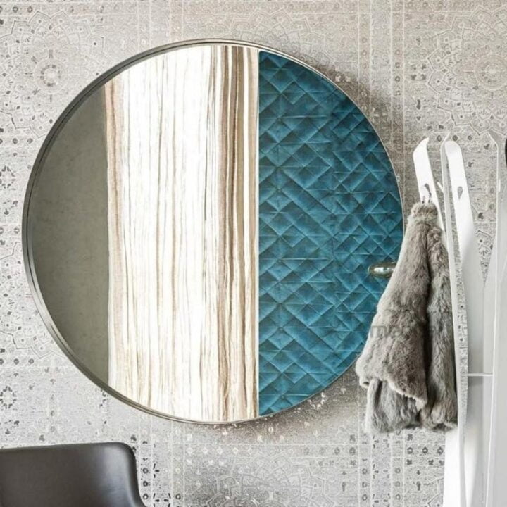 Wish - round metal mirror | Cattelan Italia