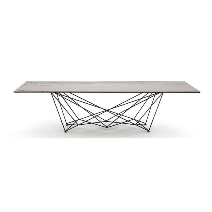Gordon Outdoor - rectangular metal table | Cattelan Italia