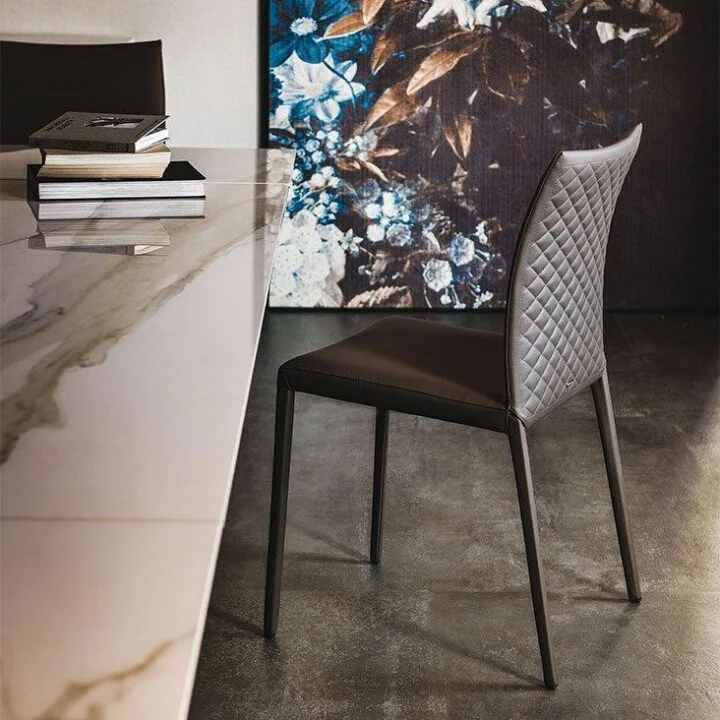 Norma Couture - eco-leather chair | Cattelan Italia
