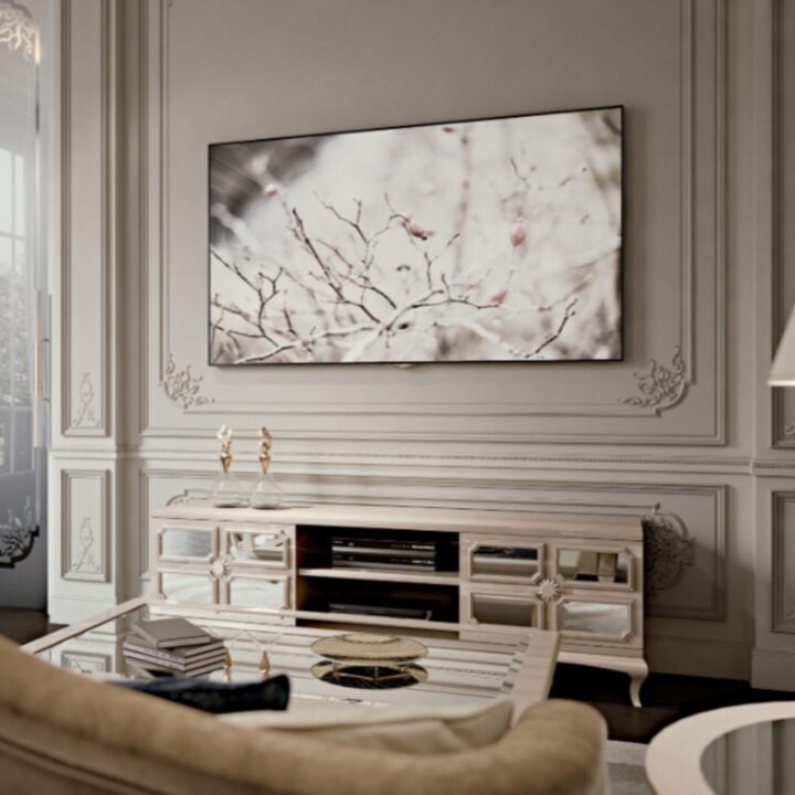 Chelsea - wood tv furniture with drawers | Cavio