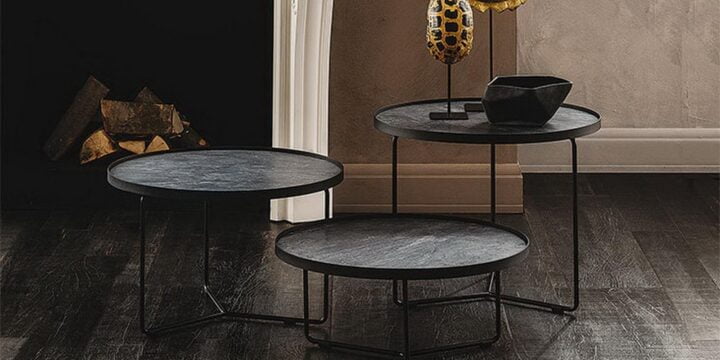 Billy Keramik - round ceramic coffee table | Cattelan Italia