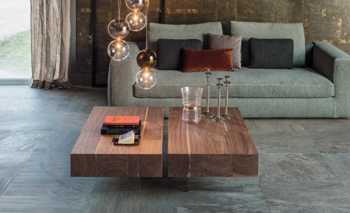 Lingotto - rectangular wood coffee table | Cattelan Italia