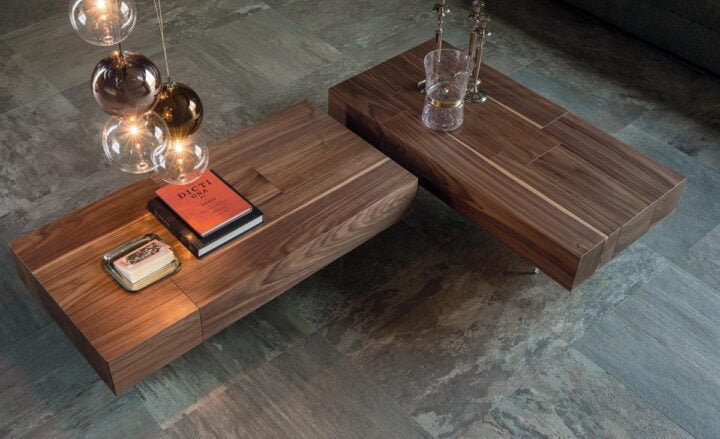 Lingotto - rectangular wood coffee table | Cattelan Italia