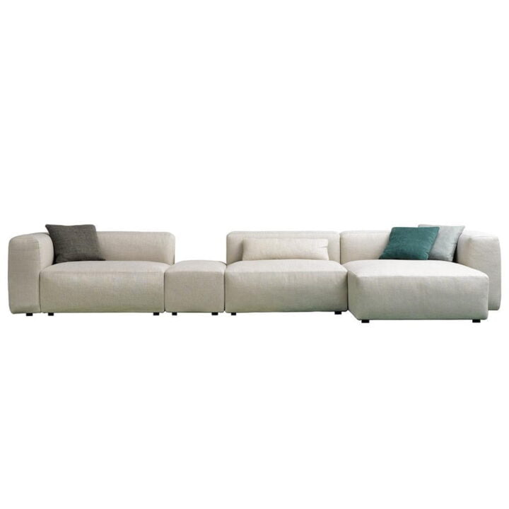 Alcazar - modular leather sofa | Alberta Salotti