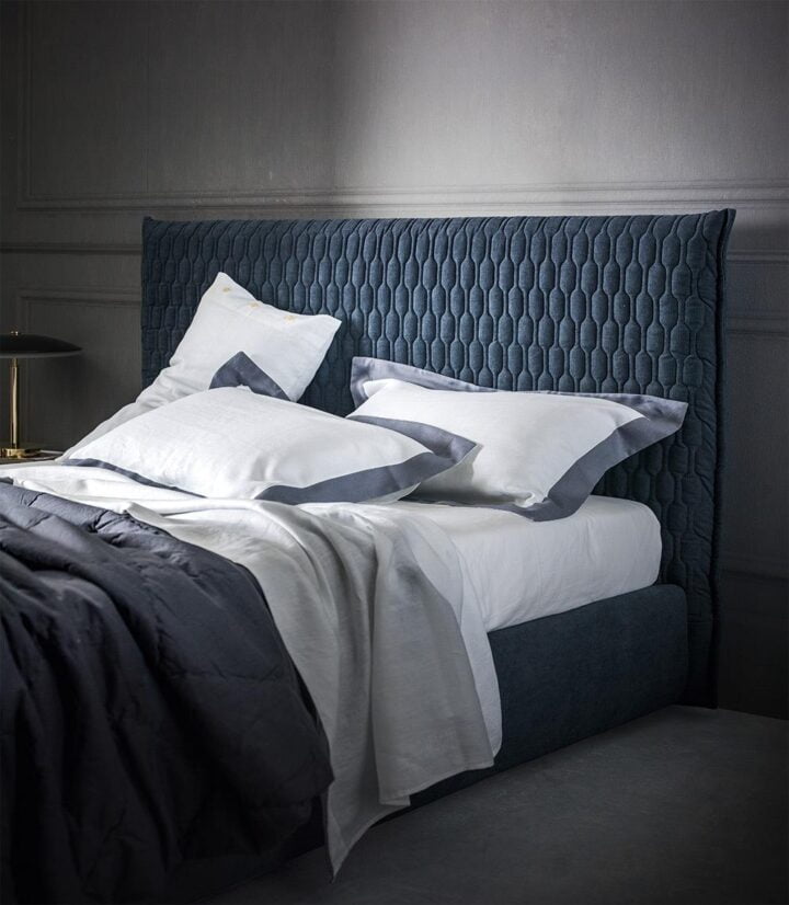 Allen - fabric bed with tufted headboard | ALF Dafre
