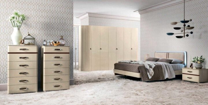 Altea - eco-leather bedroom set | Camelgroup