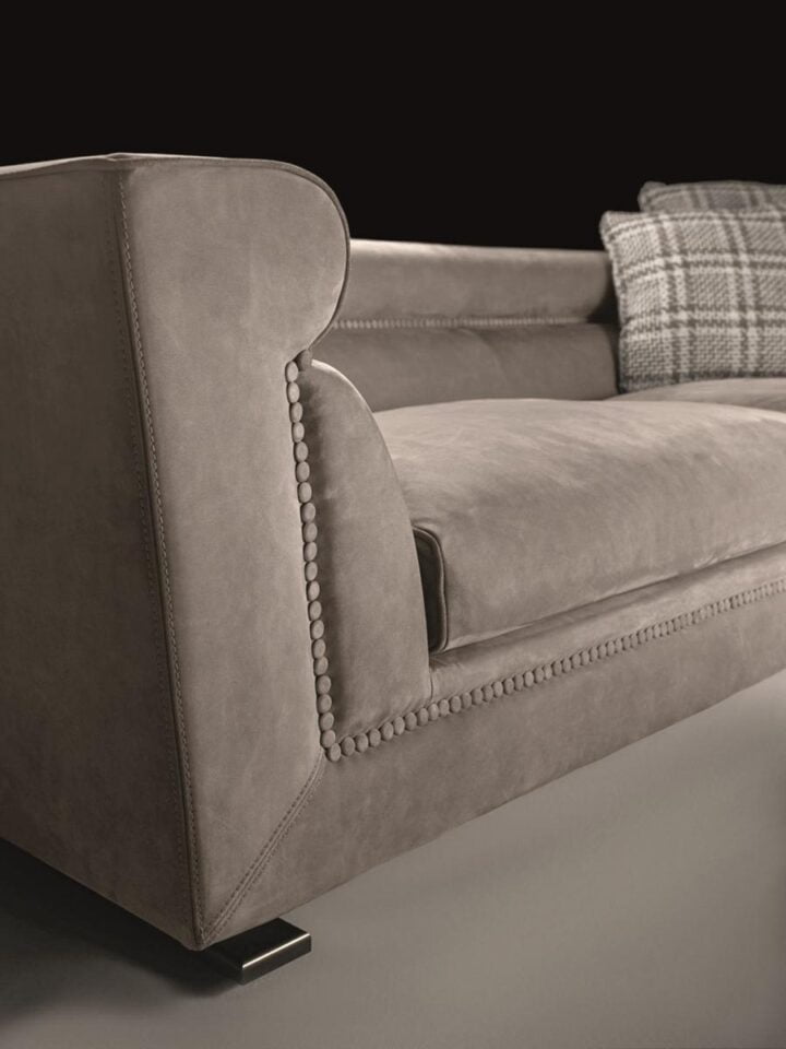 Ansel - corner leather sofa | Longhi