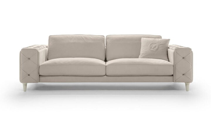 Belmondo - sectional fabric sofa | Alberta Salotti