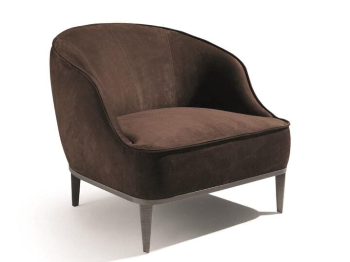 Beth - leather armchair | Longhi