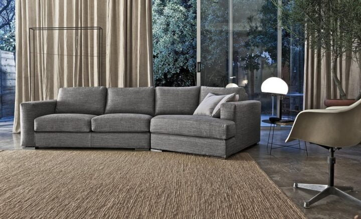 Broadway - sectional fabric sofa | Alberta Salotti