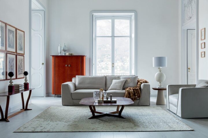 Celine - sectional leather sofa | Alberta Salotti