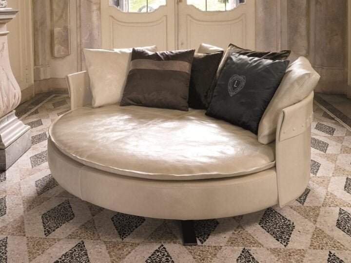 Charme - corner leather sofa | Longhi
