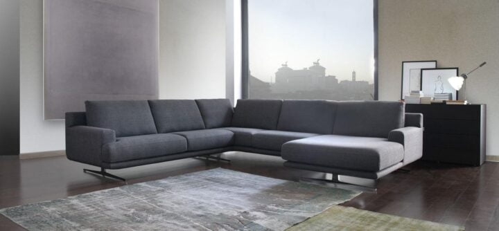Cosmo - modular velvet sofa | Calia Italia