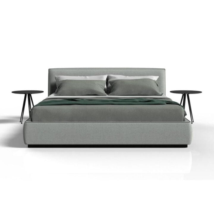 Dion - fabric bed with upholstered headboard | Alberta Salotti