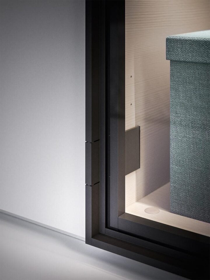 Display - modular lacquered wardrobe with doors | ALF Dafre