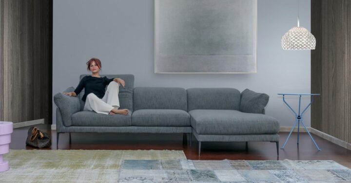 Elisir - sectional fabric sofa | Calia Italia