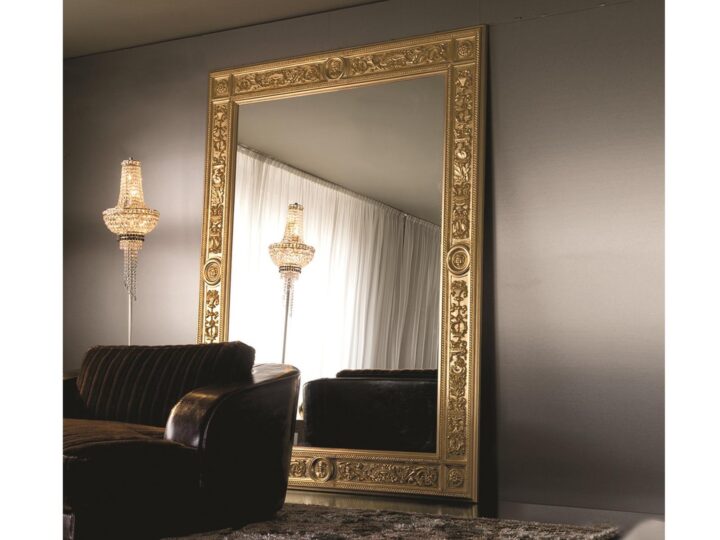 Emperor - rectangular lacquered mirror | Longhi