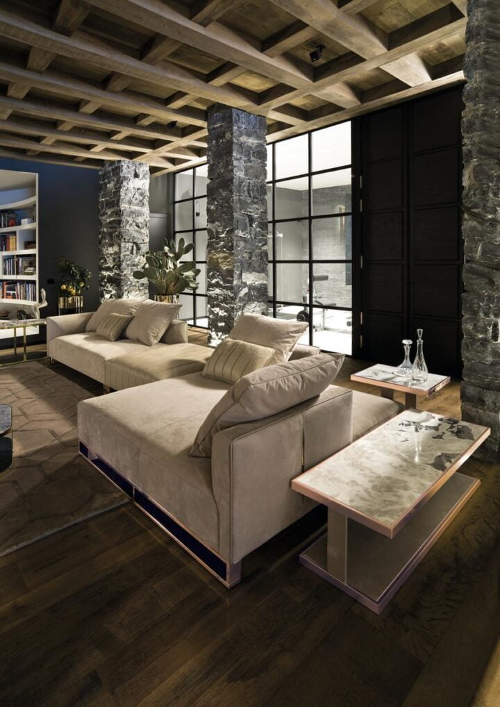 Fold - sectional fabric sofa | Longhi