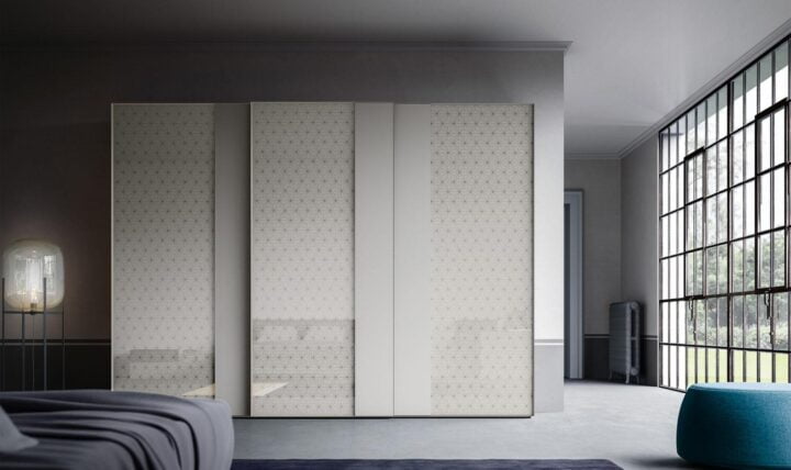 Frame - modular lacquered wardrobe with drawers | ALF Dafre