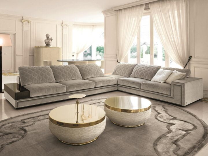 Helmut - corner nabuk sofa | Longhi