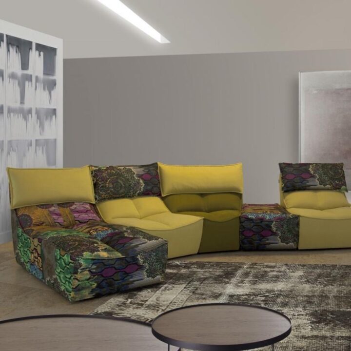 Hip Hop - modular leather sofa | Calia Italia