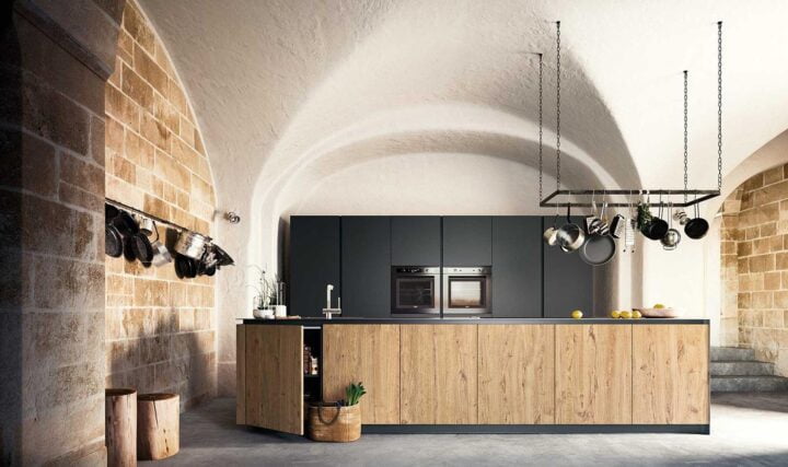 Logica L0 - fenix kitchen without handles | ALF Valdesign