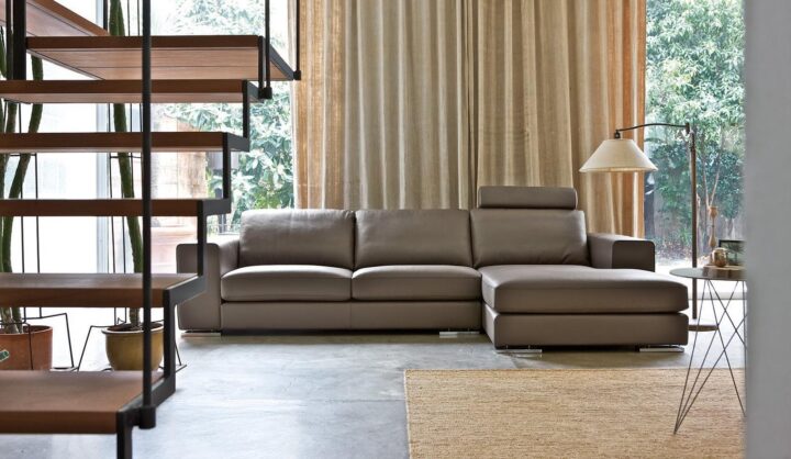 Manhattan - sectional fabric sofa | Alberta Salotti