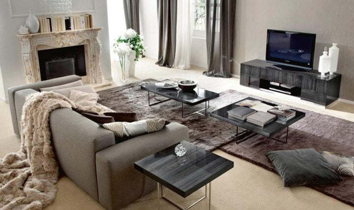 Montecarlo - veneer living room set | ALF Italia