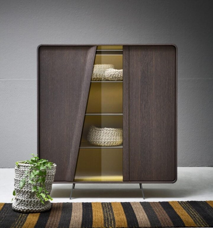 Musa - modular veneer sideboard with doors | ALF Dafre