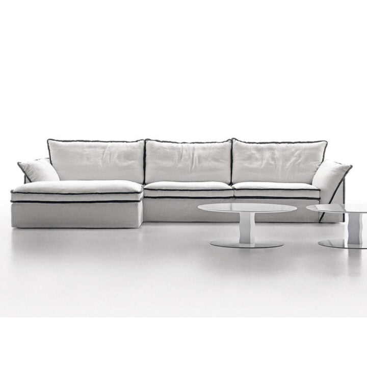 Pitagora - corner fabric sofa | Alberta Salotti